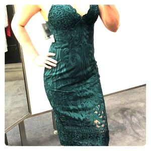 Gia Lace Dress Evergreen (S)